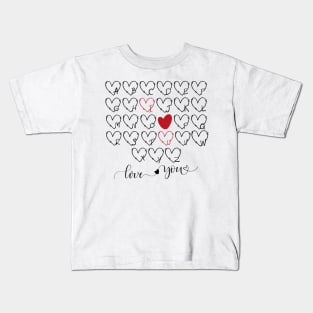 Alphabet I Love You Kids T-Shirt